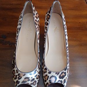 Ivaka Trump Animal Print Wedges